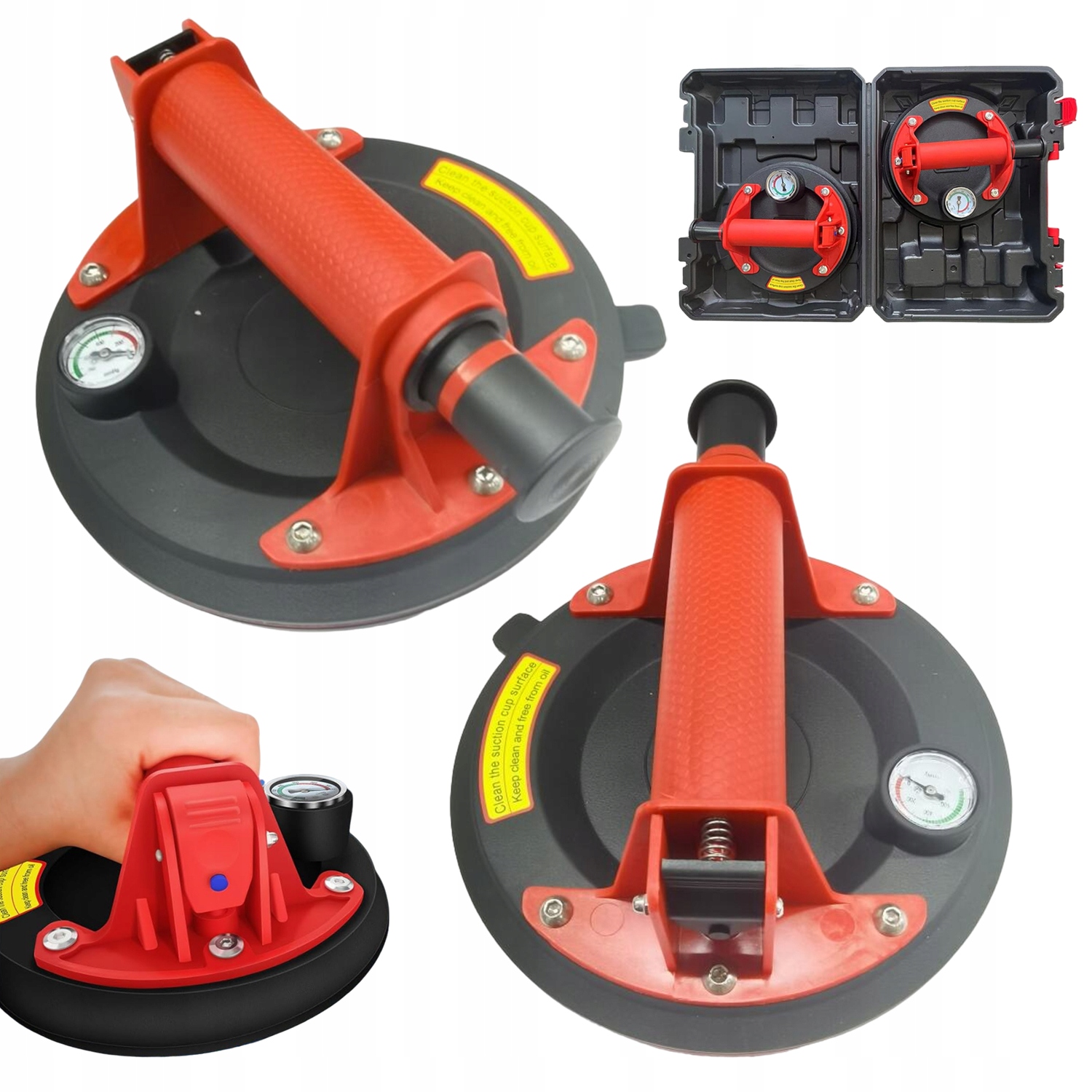 Držák Přísavka Na Dlaždice Pro Glazury Montáž 200 Kg 8 Palců