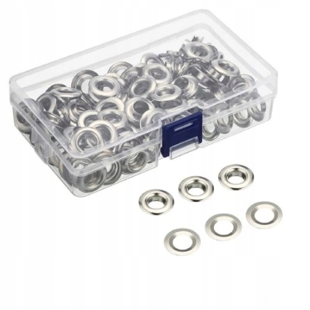 ZESTAW OCZEK DO PLANDEK NAMIOTÓW NAPY 10MM 100 SZT.