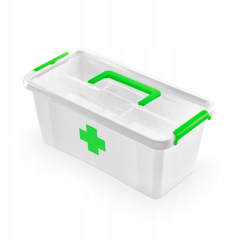 Pojemnik na leki antybakteryjny 8l transparentny