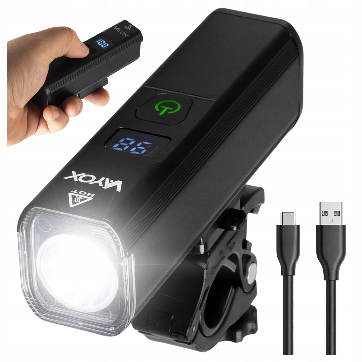 Přední Světlo Na Kolo Led Pro Vayox Usb-c 1300lm IPX6