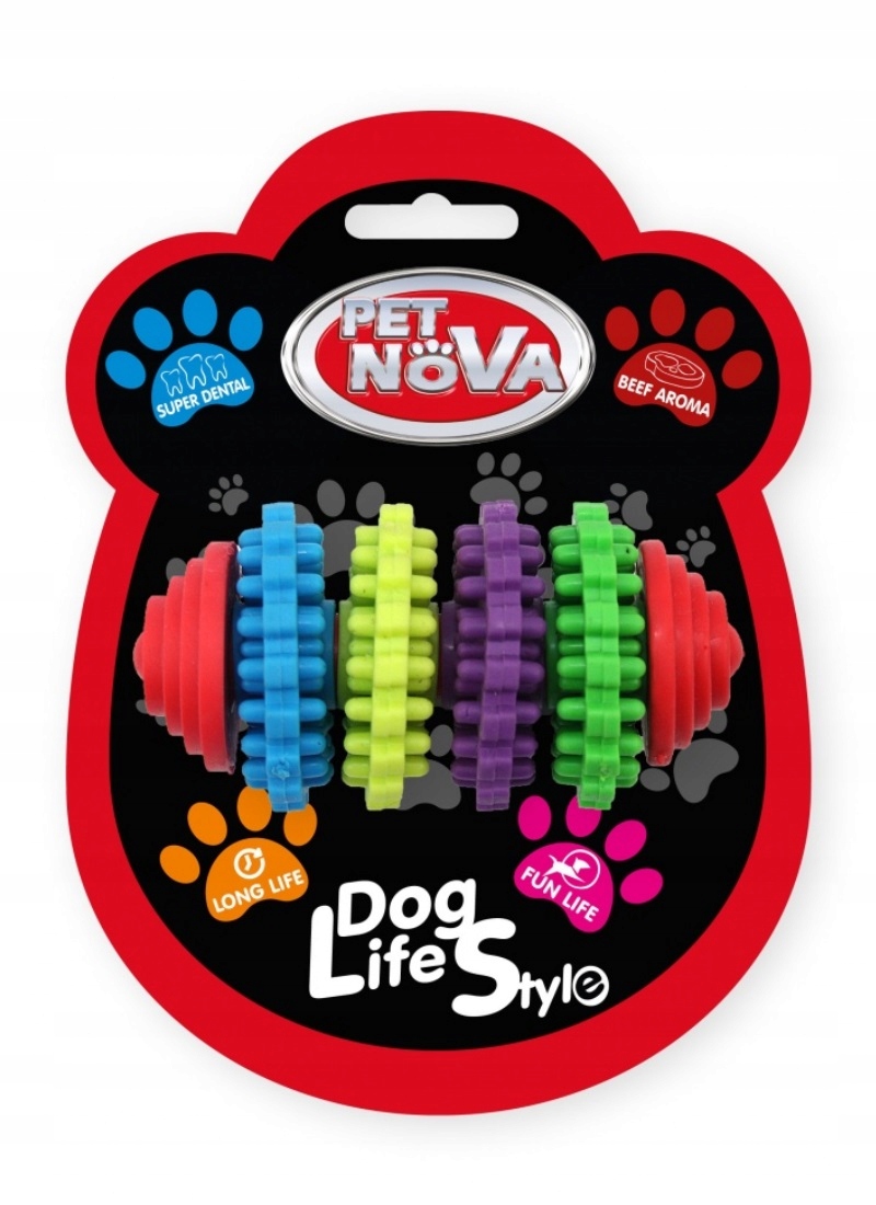 

Pet Nova SuperDental gryzak kolorowy 8cm S mięso