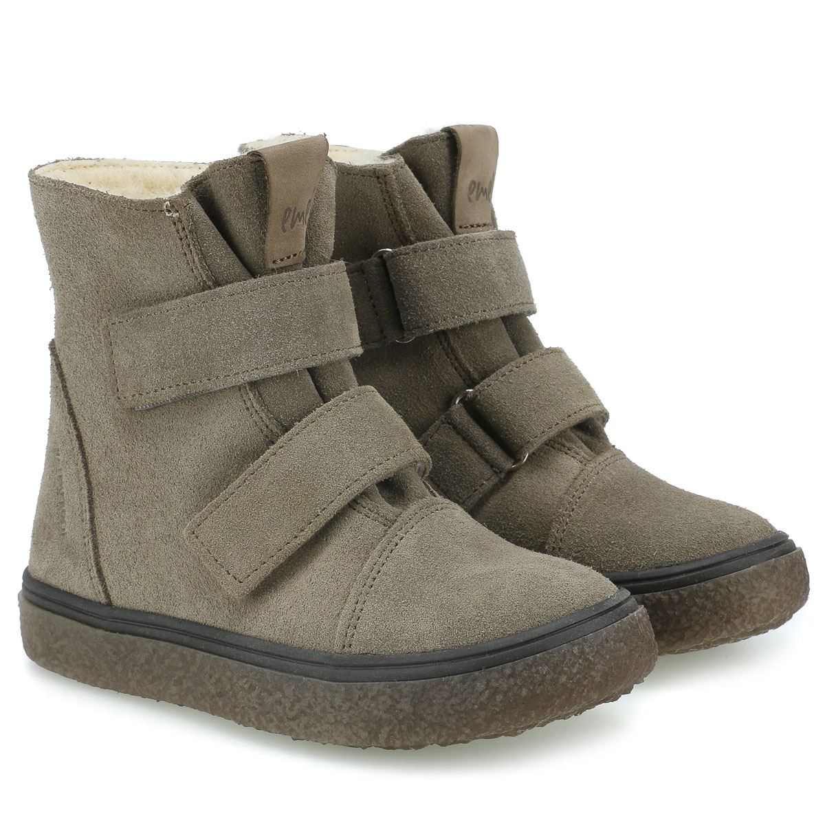 Emel Ev 2745-4 Trzewiki Khaki Zamszowe Z Membraną Zimowe 31 8AA