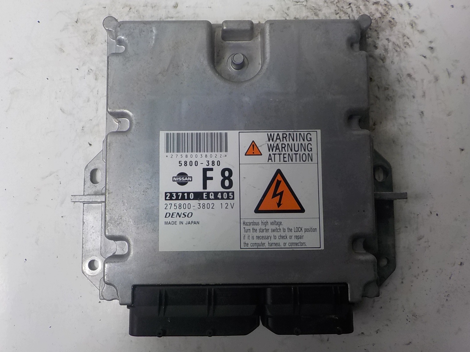 NISSAN computer control unit 275800-3802 23710EQ405