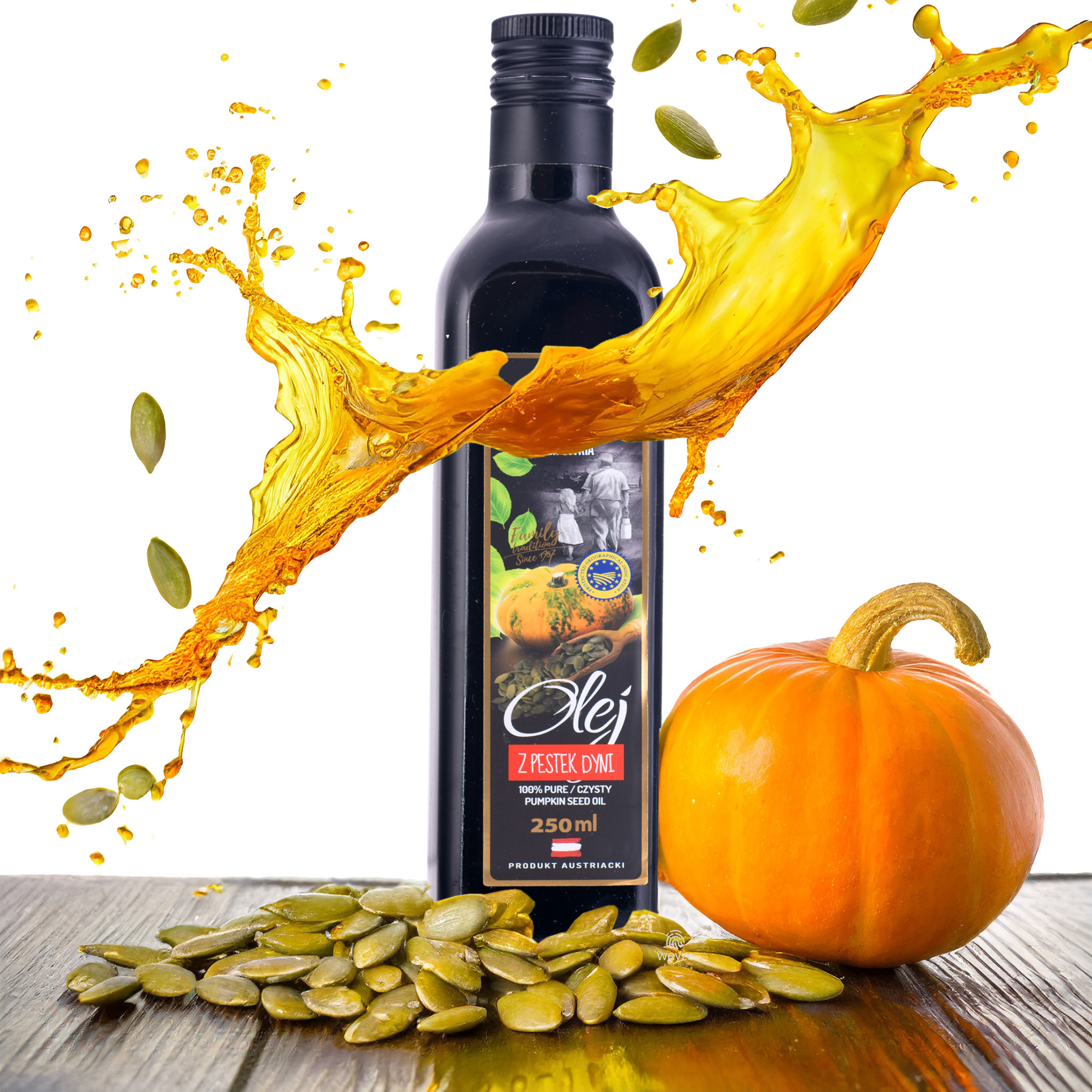 Levně Originální štýrský dýňový olej Rakousko Nejlepší