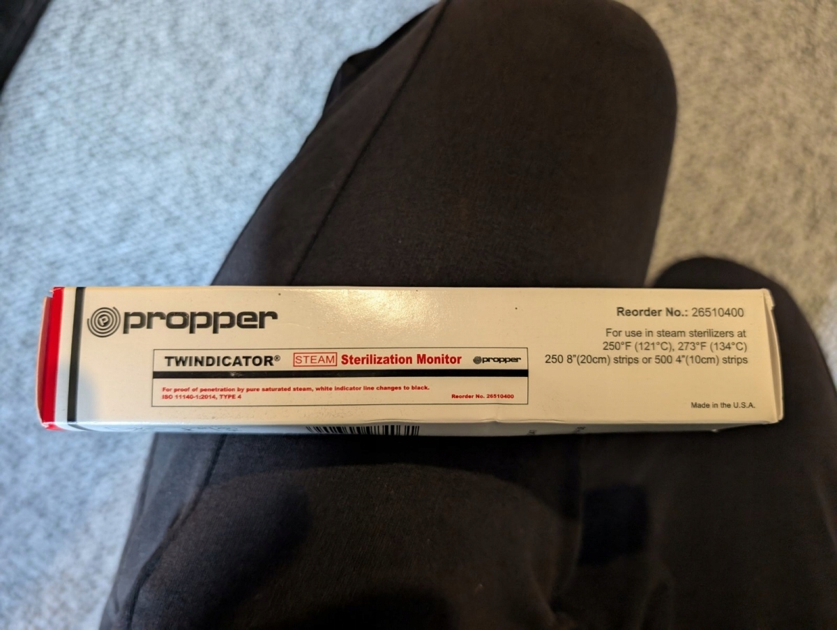 Test sterylizacji do autoklawu twindicator