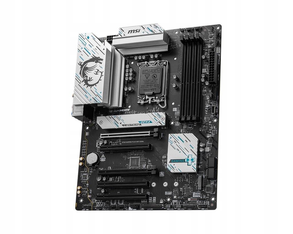 Płyta główna B760 Gaming Plus Wifi s1700 4DDR4 Dp/hdmi Atx