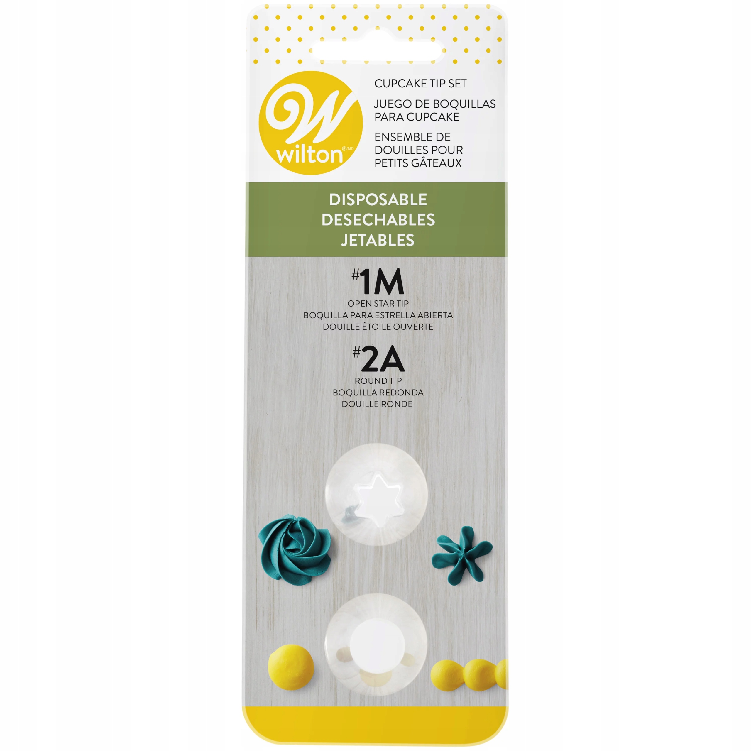 

Wilton Zestaw tylek plastikowych 1M i 2A