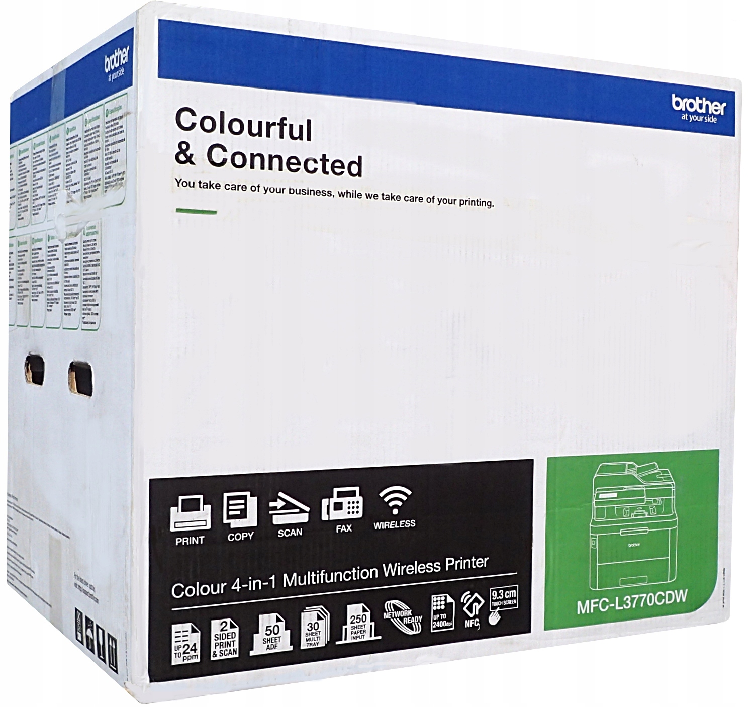 Laserová barevná tiskárna 4v1 Duplex Adf Brother MFC-L3770CDW Skener