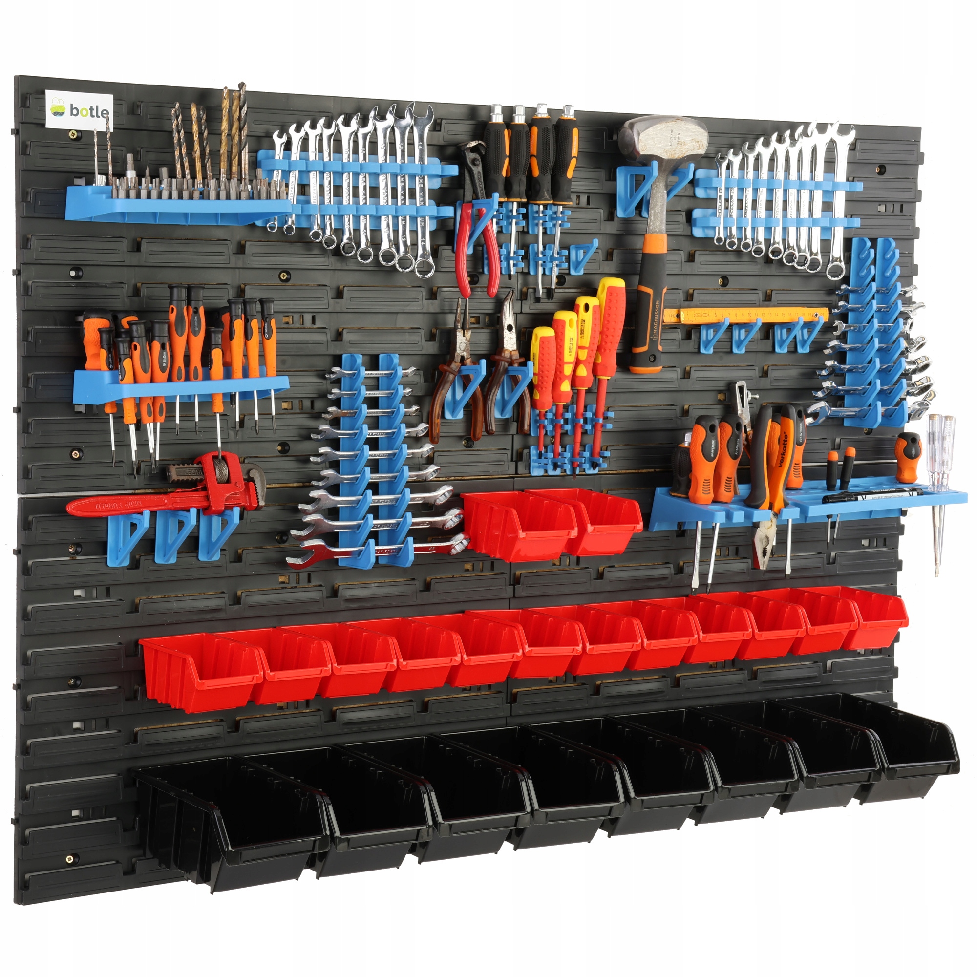 Nástrojová Deska Dílenská Stěna 115X78 CM 22 Záchodů Garáž Regál