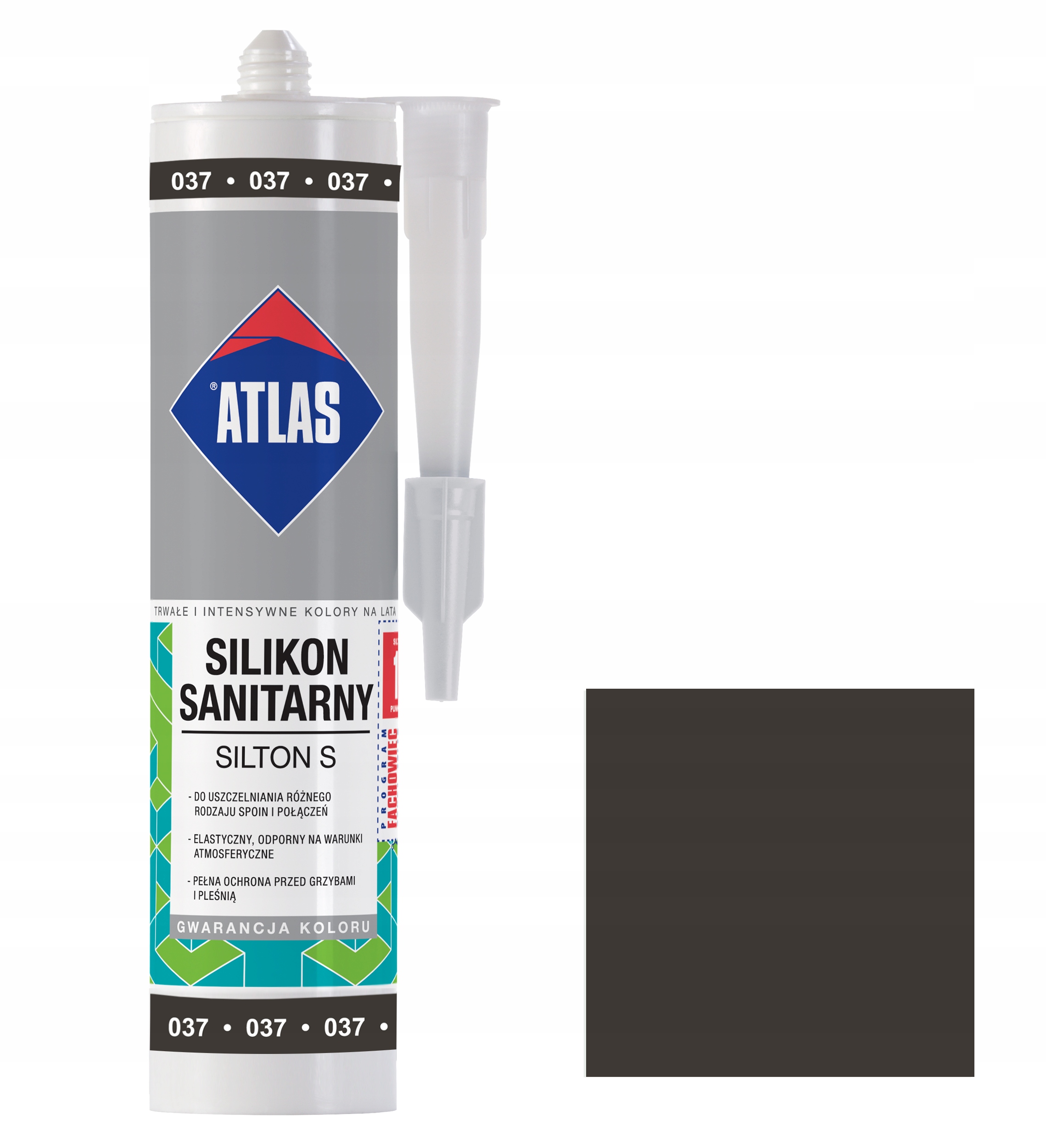 

Atlas Silikon Silton S 037 Grafitowy 280 ml