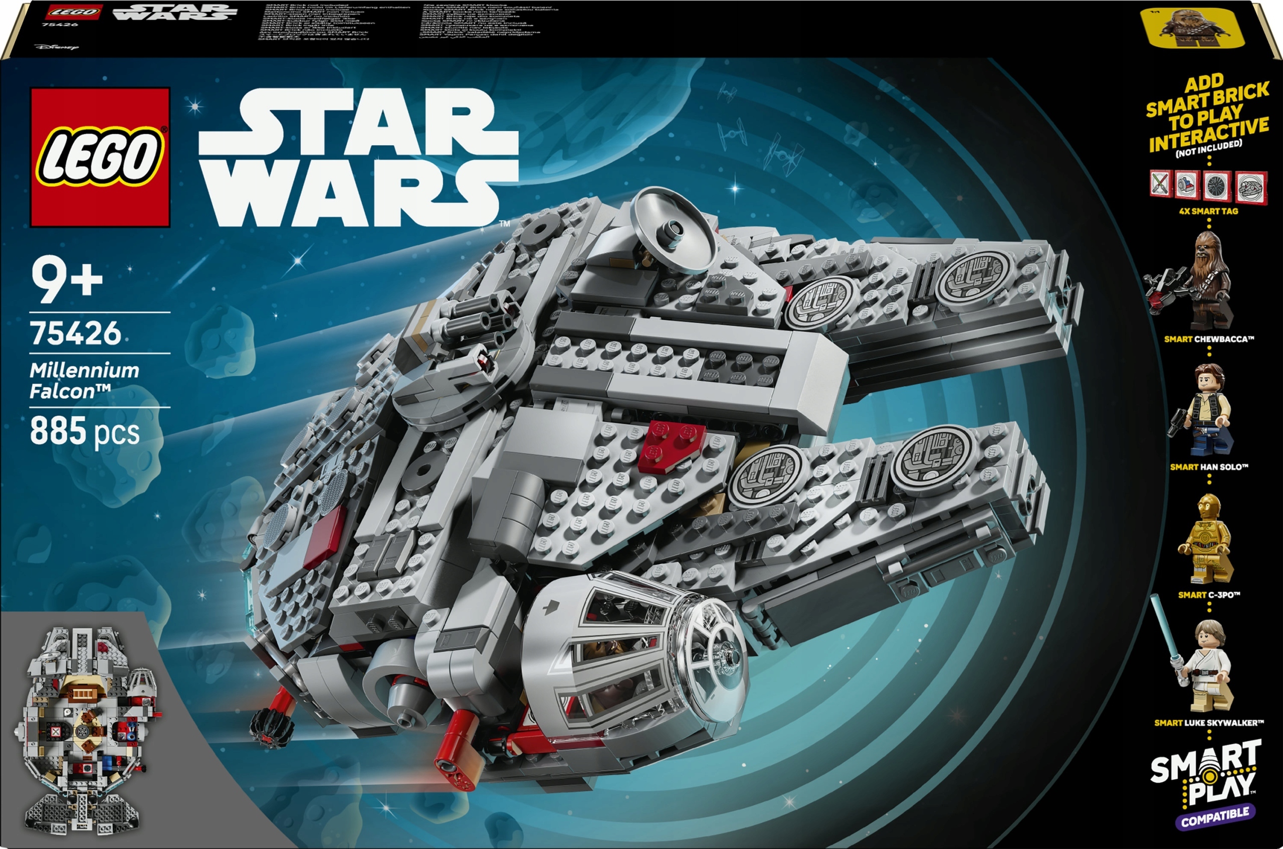 Klocki Lego Star Wars 75426 Smart Play: Sokół Millennium