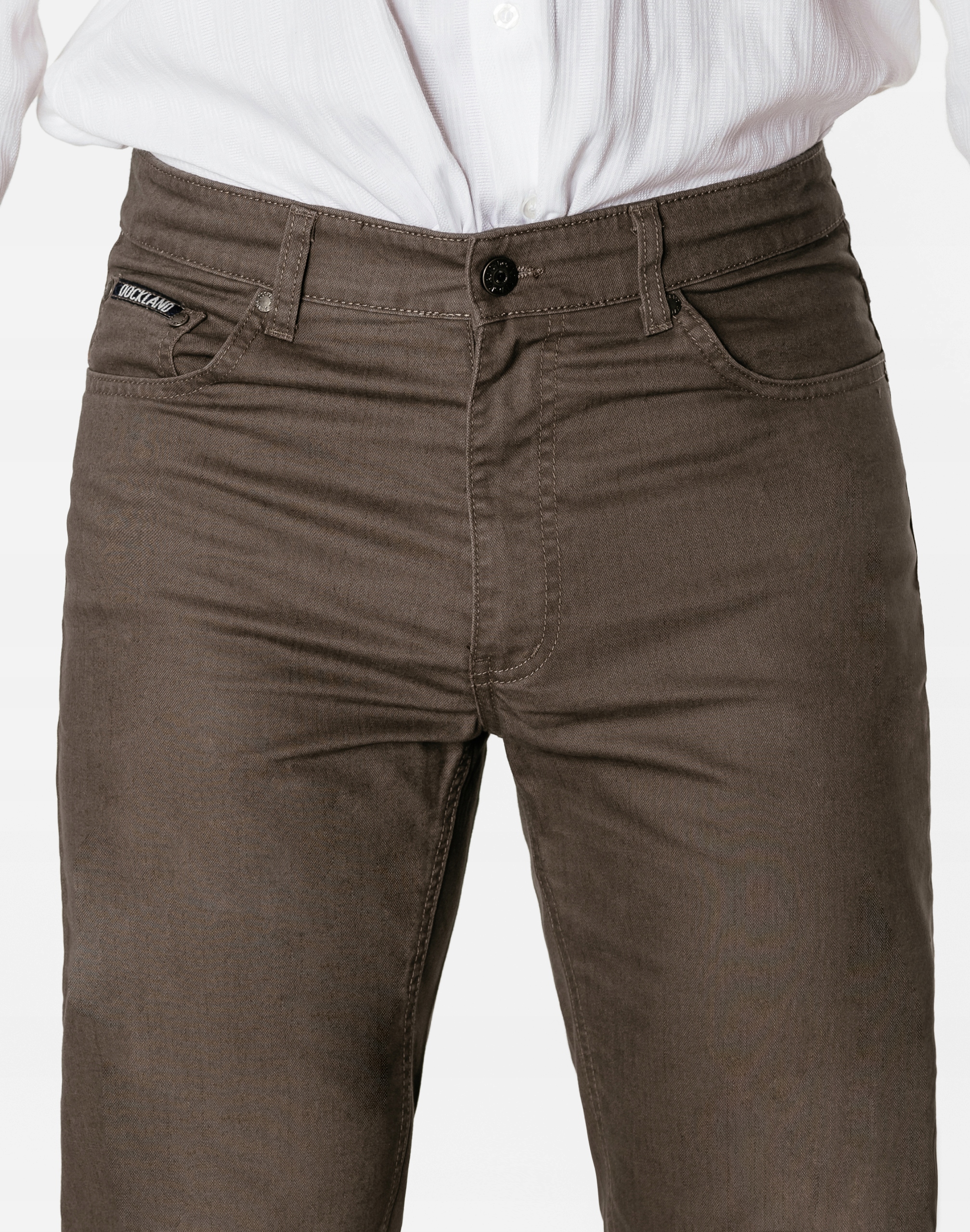 Eleganckie Spodnie Męskie Bawełniane Jeans Dżins z Prostą Nogawką 21759 W35 Rozmiar 35