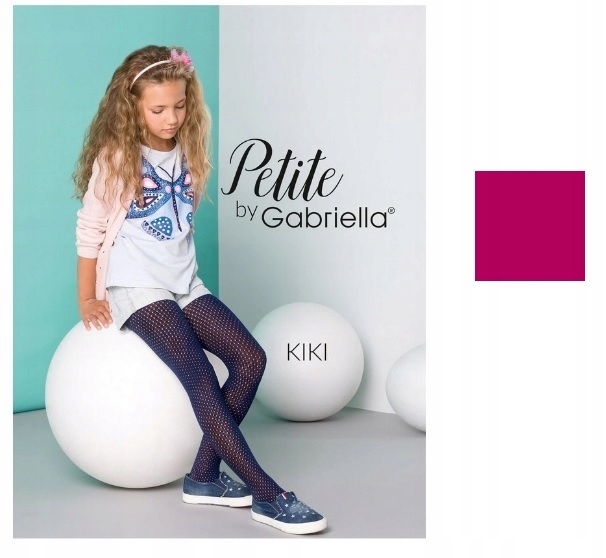 

Gabriella rajstopy Dziewczęce Kiki 767 Fuchsia 1