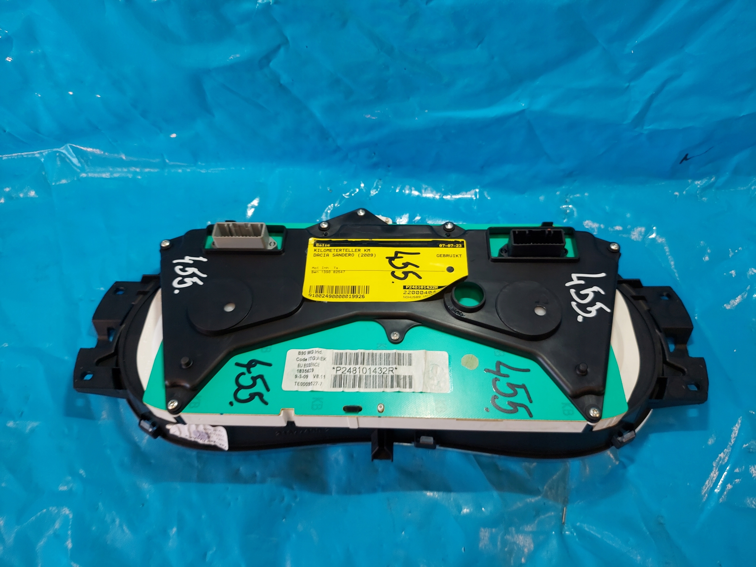 dials clock DACIA SANDERO 2009 R 1.4 B P248101432R