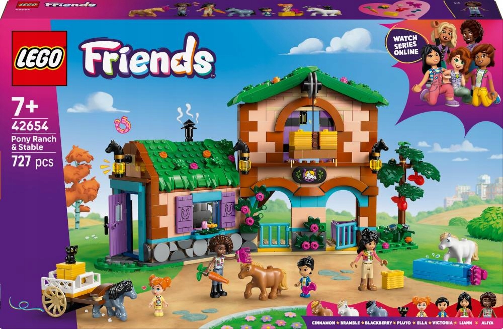 Lego Friends Ranč poníků a stáj 42654