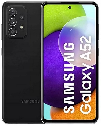Samsung Galaxy A52 A52 Czarny Etui Szkło Hartowane