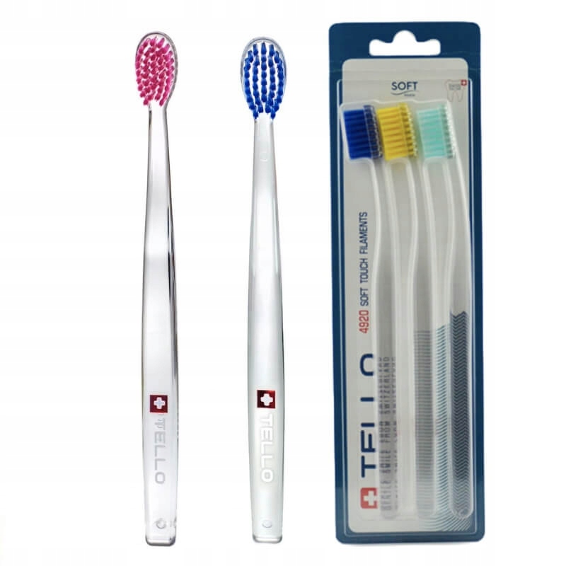 

Szczoteczka Do Zębów Tello Soft 4920 Trójpak