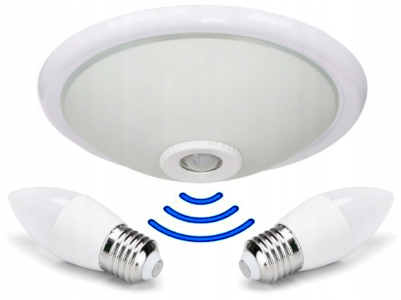 Kinkiet Led na Klatkę Schodową +Czujka Czasowa PiR