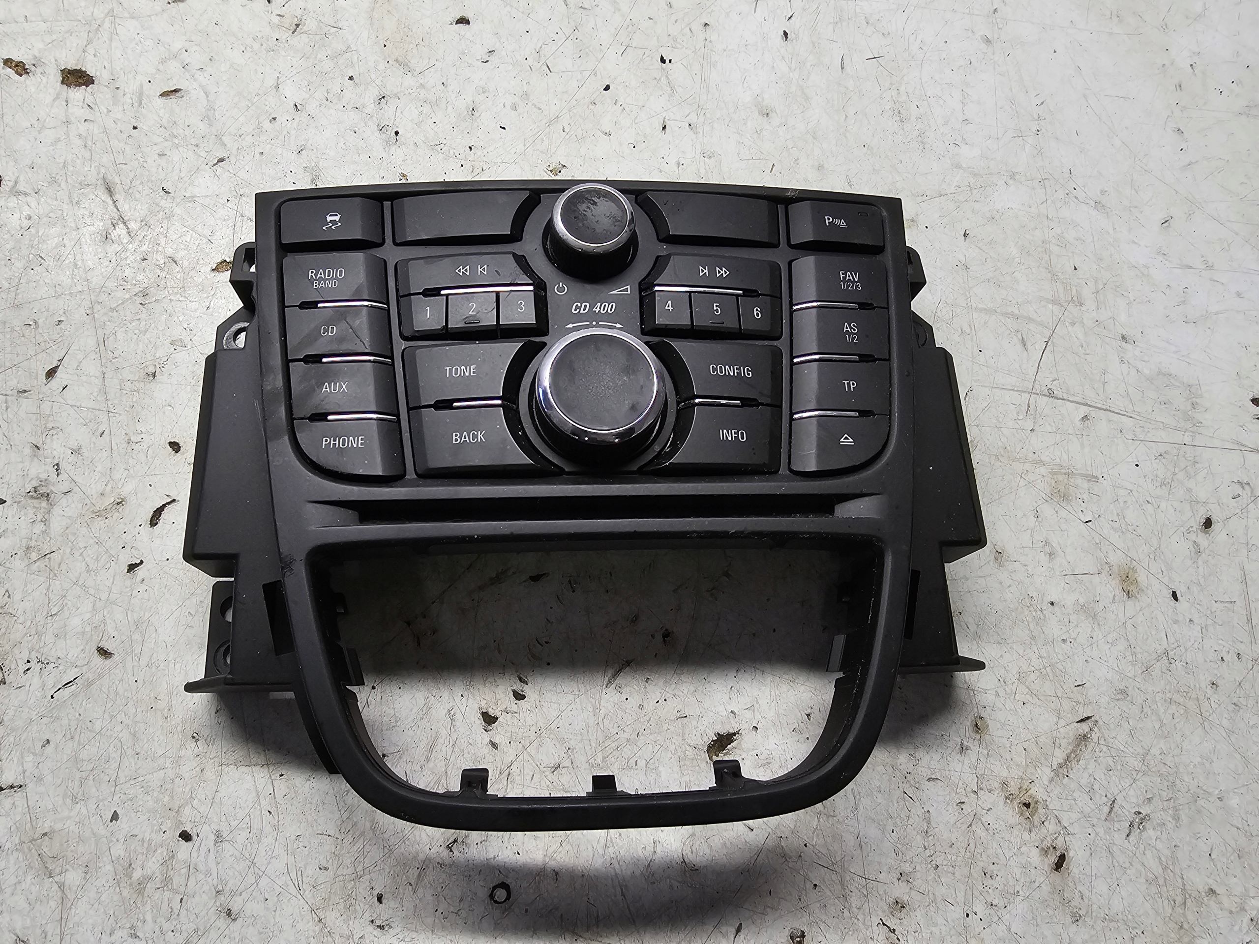 OPEL MERIVA B PANEL PRZYCISKI RADIA CD 400 13362776