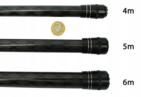 ultralekki WĘGLOWY BAT wędka FL PRO RANGER 4m 400 10-30g waga 140g Model A8035 10-30g 4m