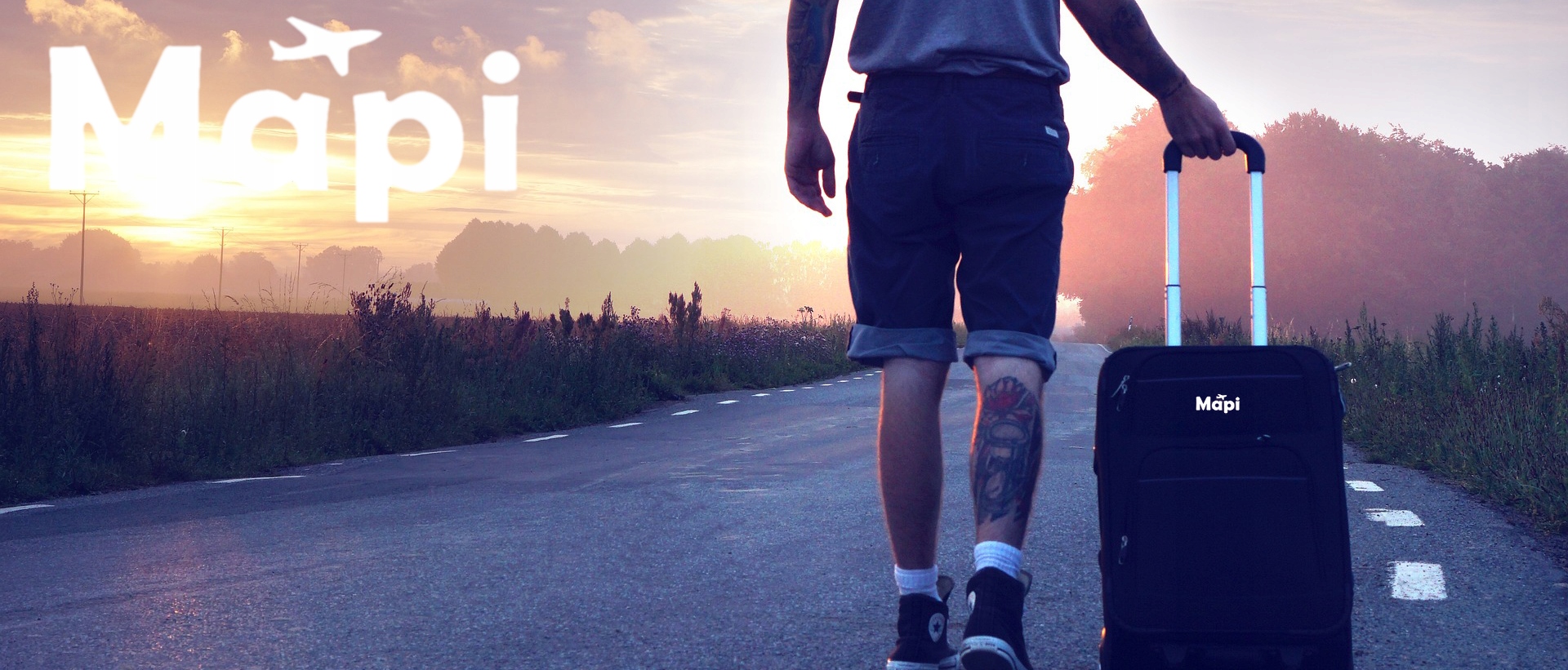 Walizka Podróżna Zestaw 4w1 Walizki Żebrowane na Kółkach + Kosmetyczka Mapi Szerokość (dłuższy bok) 47 cm