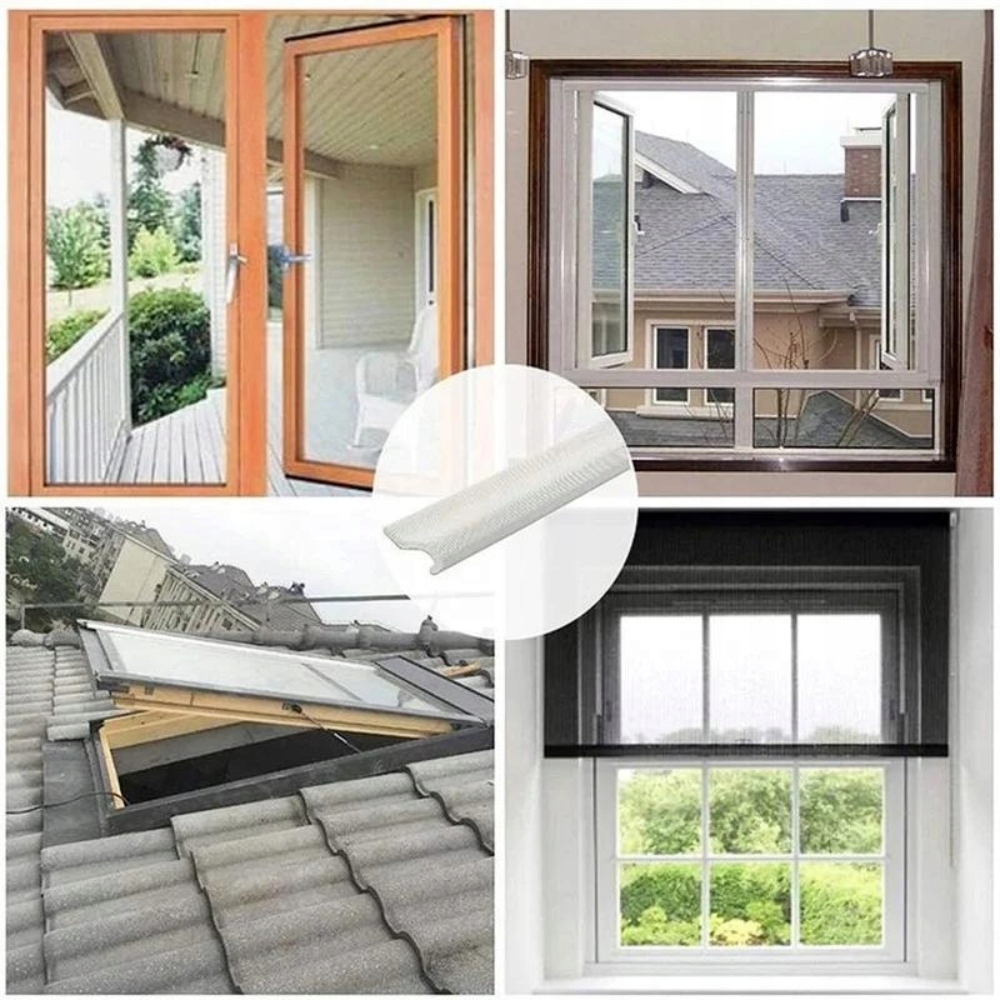 USZCZELKA DO DRZWI OKIEN FUTRYN TAŚMA USZCZELNIAJĄCA OKNA SAMOPRZYLEPNA 6 M Grubość 3 mm