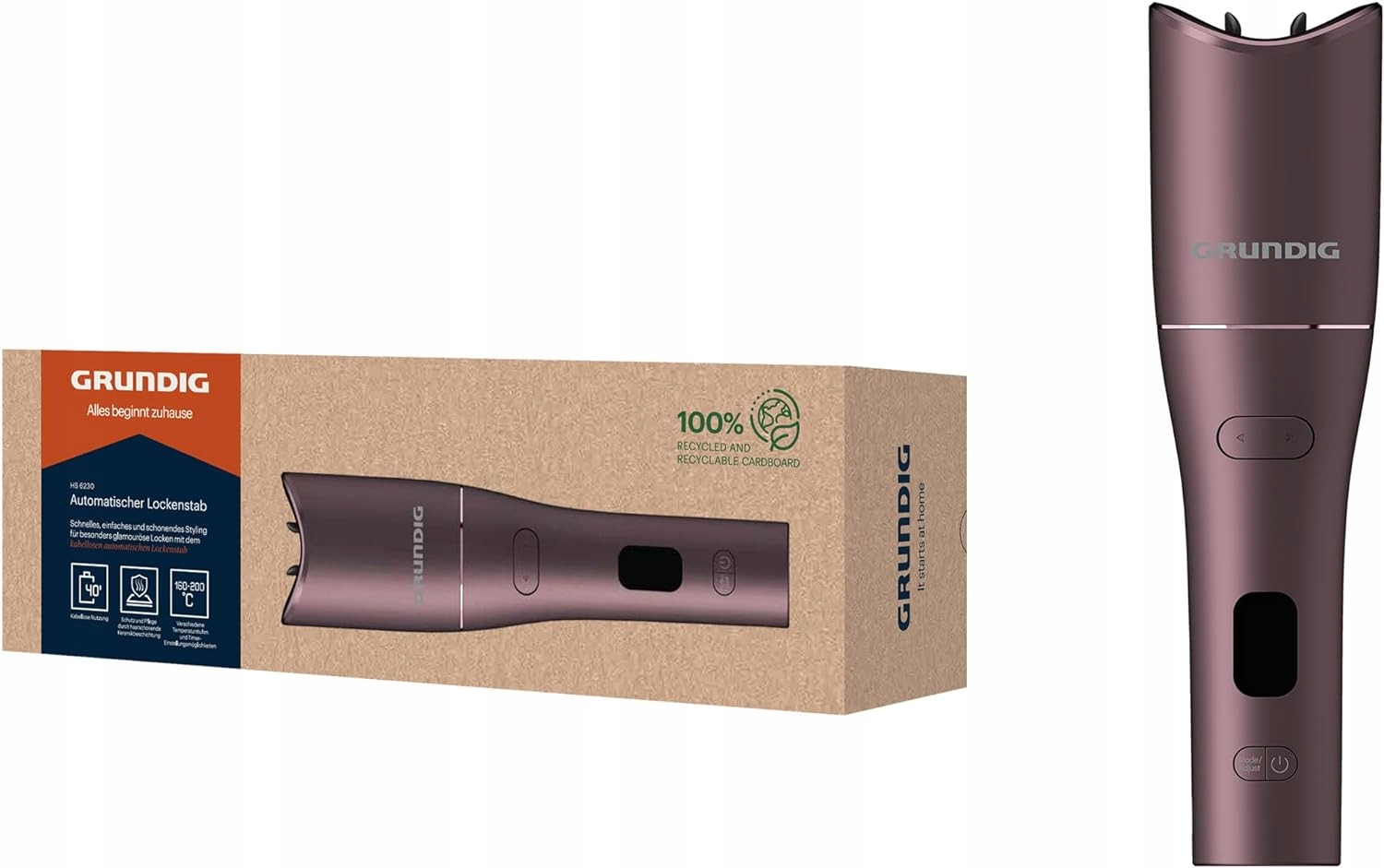 LOKÓWKA AUTOMATYCZNA GRUNDIG EASYCURL HS 6230 FIOLETOWA Marka Grundig