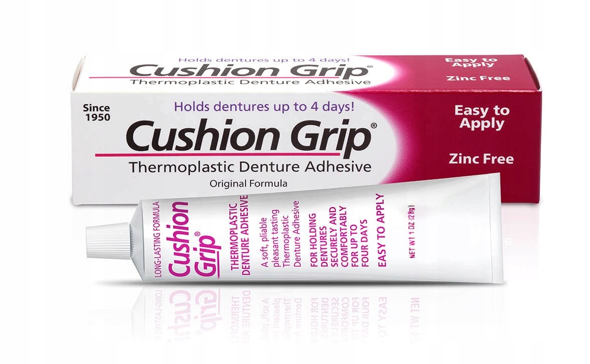 Cushion Grip Klej Do Protez Termoplastyczny Mocny Trzyma Do 4 Dni 28g