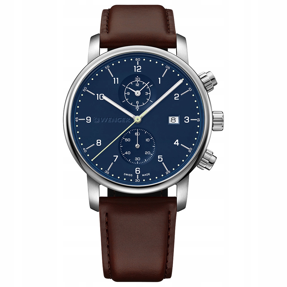 Pánské Hodinky Wenger 01.1743.125 hnědé