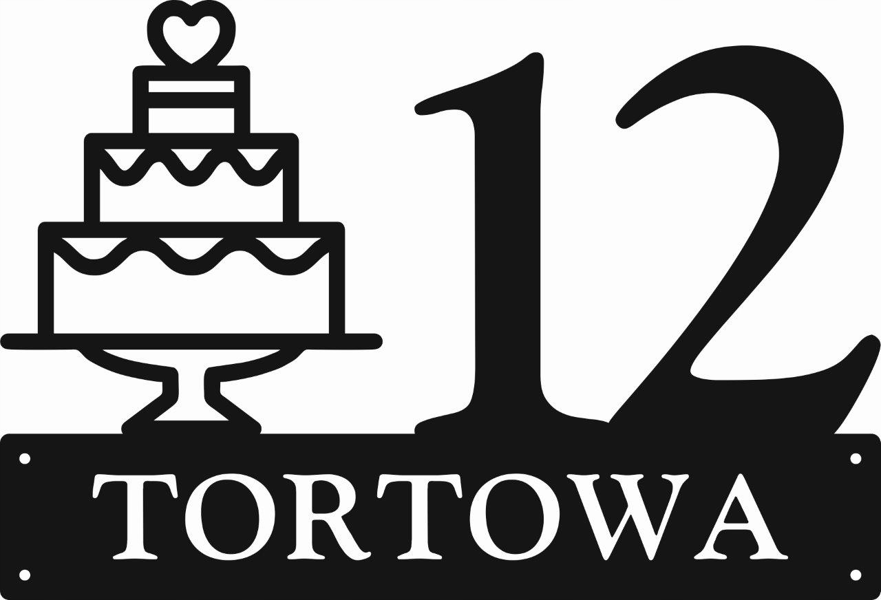 Číslo Na Dom 60 cm Tabuľa Adresa Oceľ 2 mm Tortová