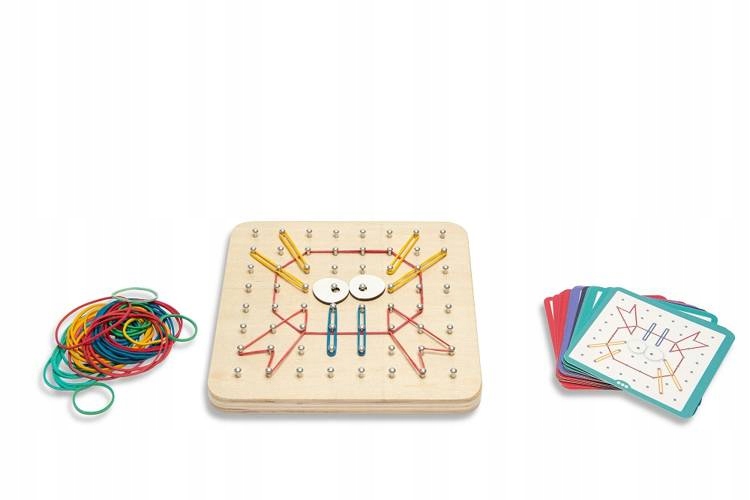 

Bs Toys Tablica Manipulacyjna Geoplan Montessori