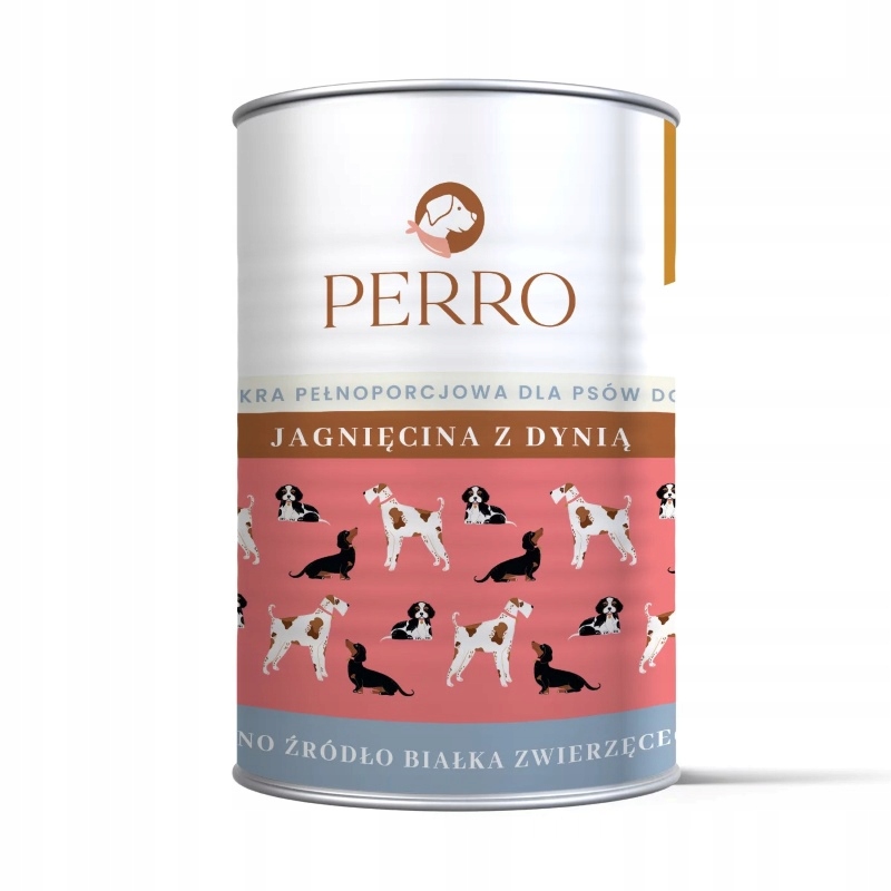 Levně Perro Jehněčí s dýní pro dospělé psy 12x400 g