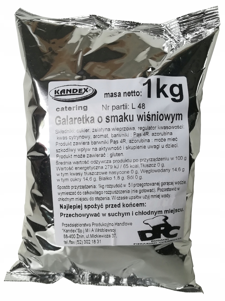 GALARETKA WIŚNIOWA 1 KG KANDEX