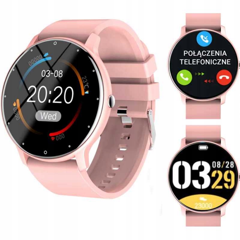 2 x Chytré Hodinky dámské Rubicon Puls Egk Sms Hovory Pl