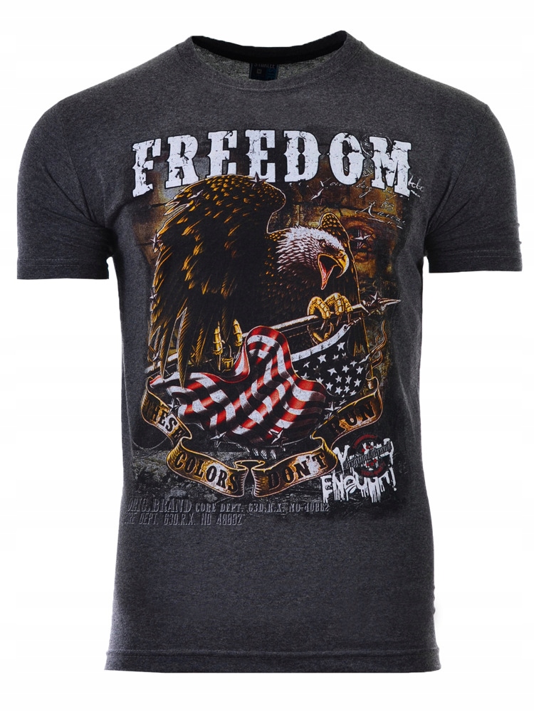 

Koszulka T-shirt Freedom Szara 2XL
