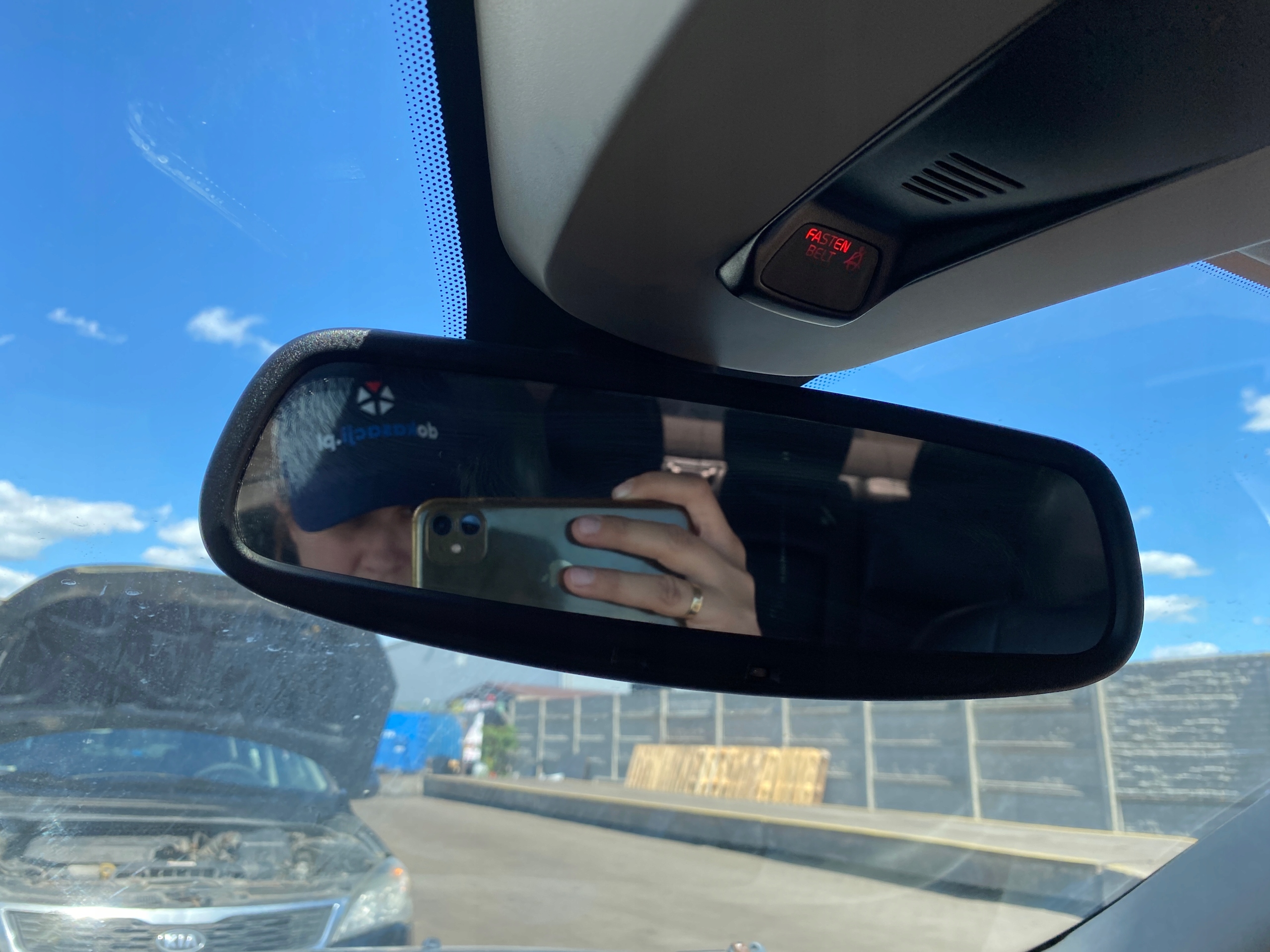 mirror inner reversely SRODKOWE VOLVO S40 2 II 04-10