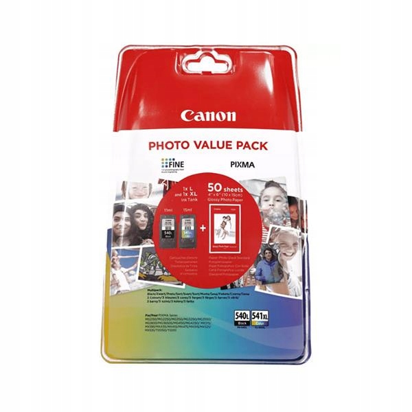 Originální inkoust Cmyk Canon PG-540L, PG540L, CL-541XL, CL541XL (5224B012AA,