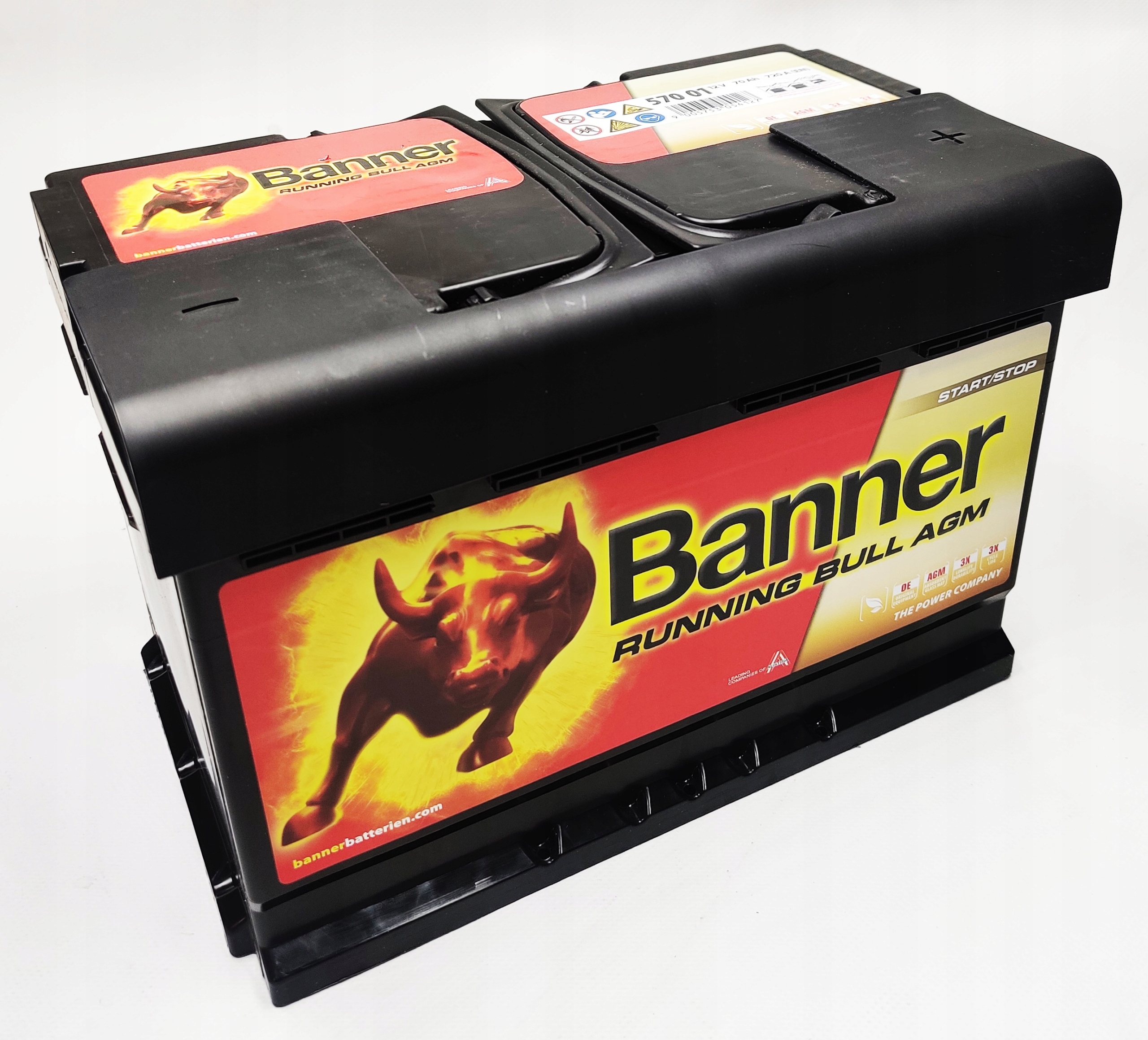 Batterie-BANNER-Running-Bull-AGM-Start-and-Stop-57001-12V-70Ah-720A