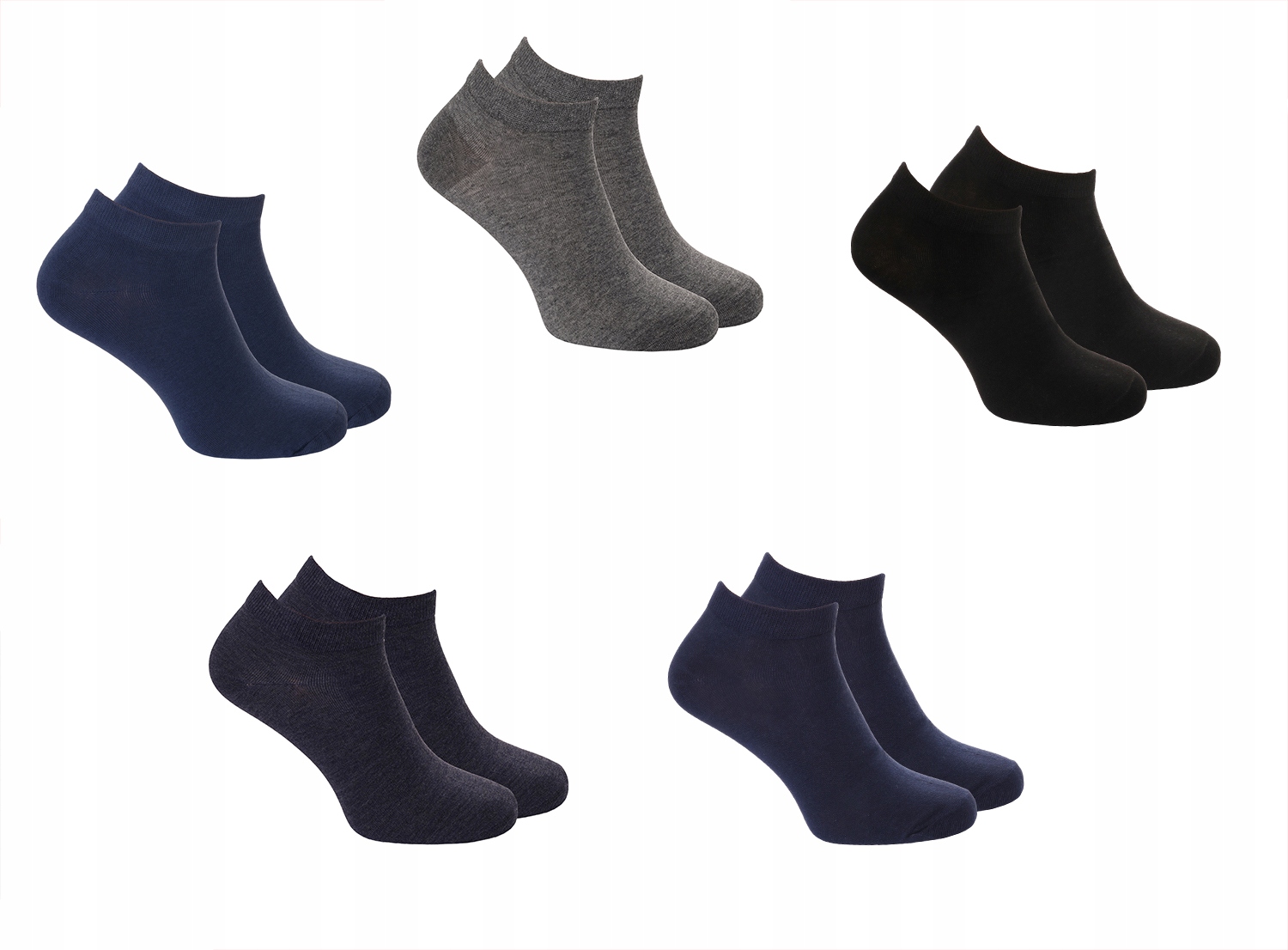 STOPKI MĘSKIE SKARPETY BAWEŁNA PUDEŁKO 5 PAR 43-46 Marka inna