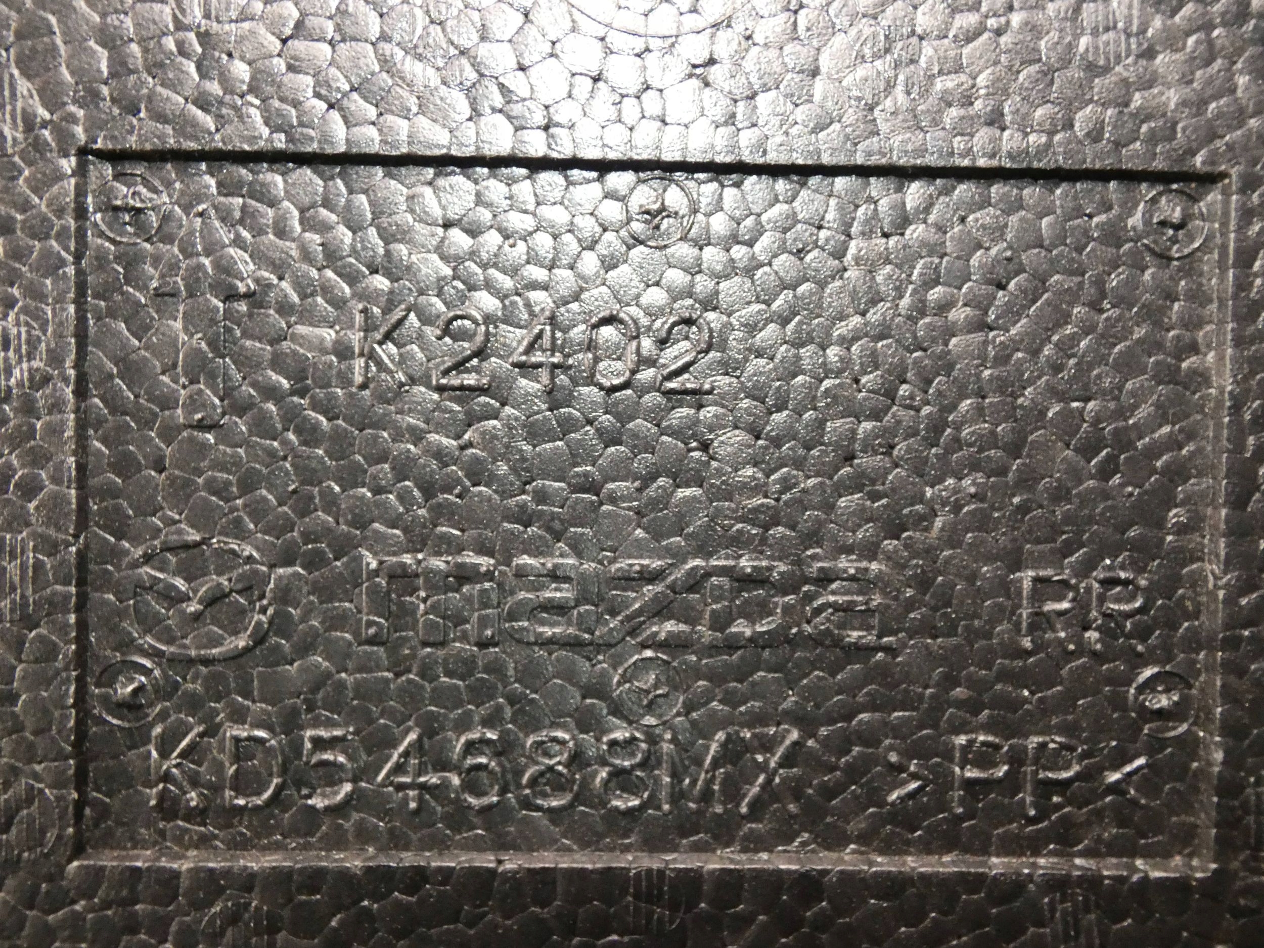MAZDA CX5 CX-5 polystirene boot floor well