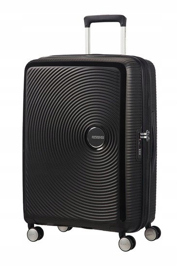 Walizka American Tourister Soundbox 67cm powiększana czarna