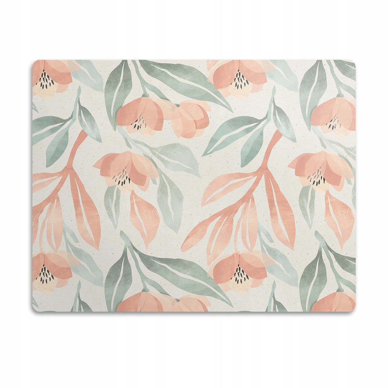 Pro kočky podložka pod záchod Pastelové rostliny 90x60 cm