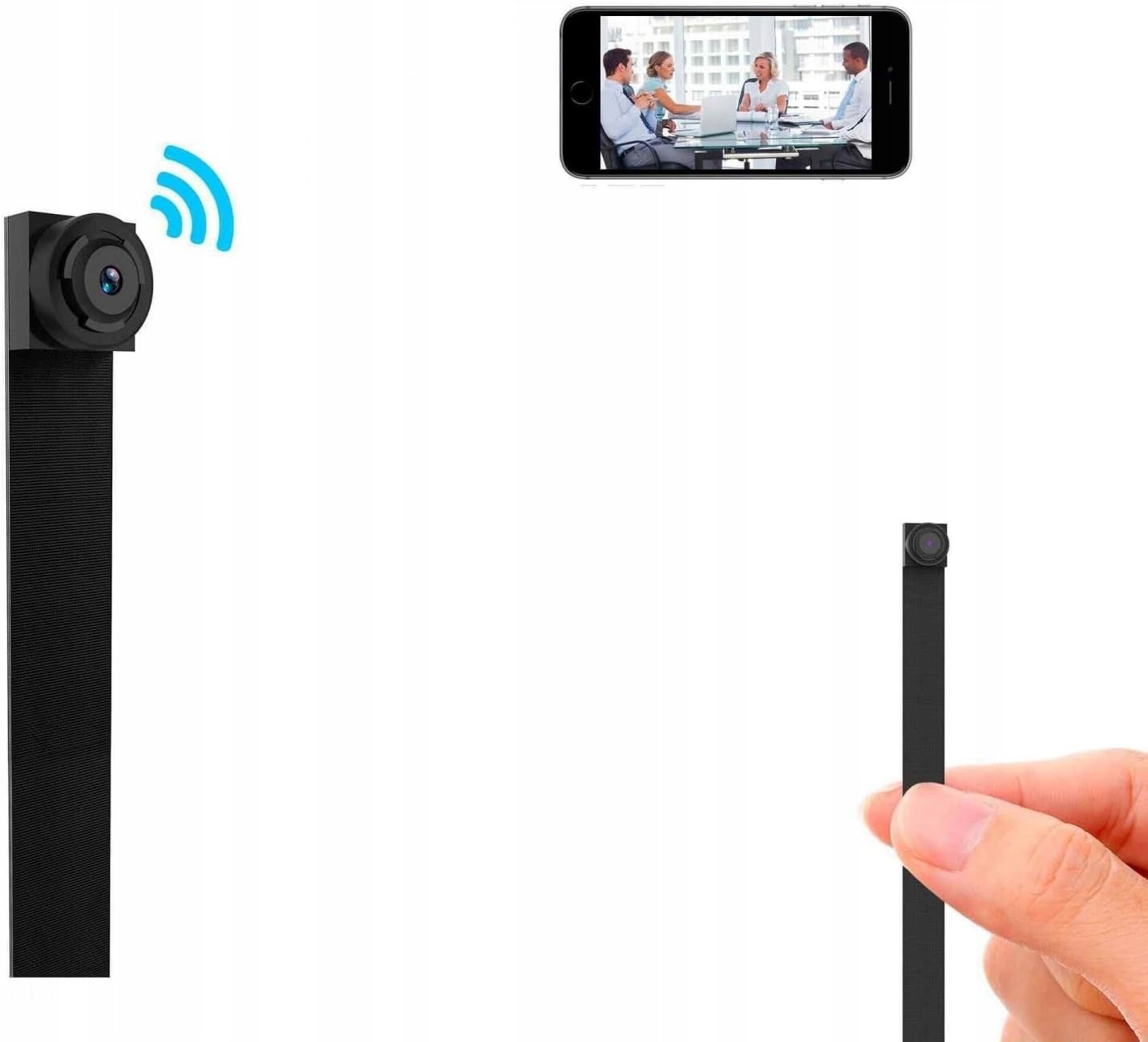 Wi-fi Hd Kamera Skrytá S Detektorem Pohybu S Nočním Viděním