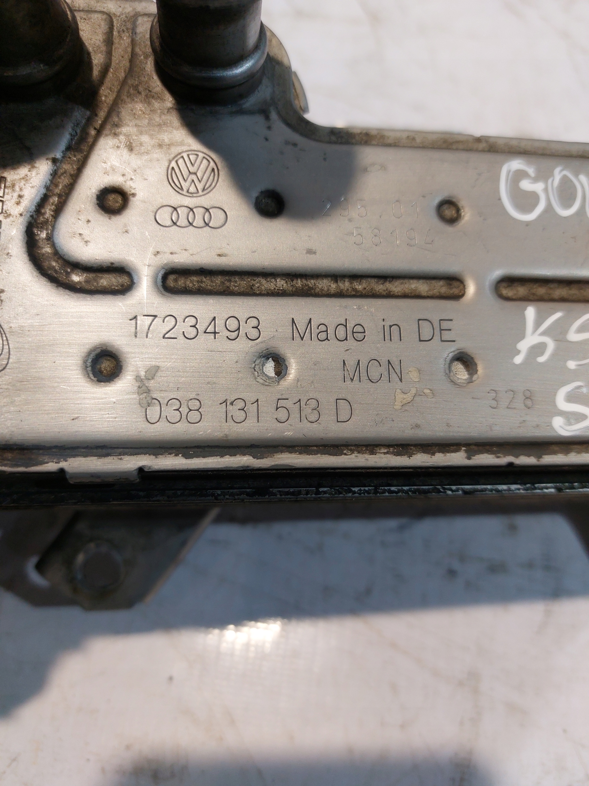 EGR radiator VW GOLF IV 1.9TDI