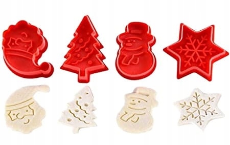 

Wycinarka Christmas Theme Wykrawacz Foremka 4szt