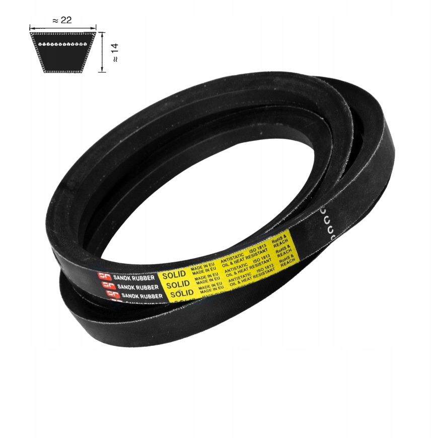 Pas pasek klinowy Hc C 2750 Ld Sanok Stomil 22x2696 Li Solid