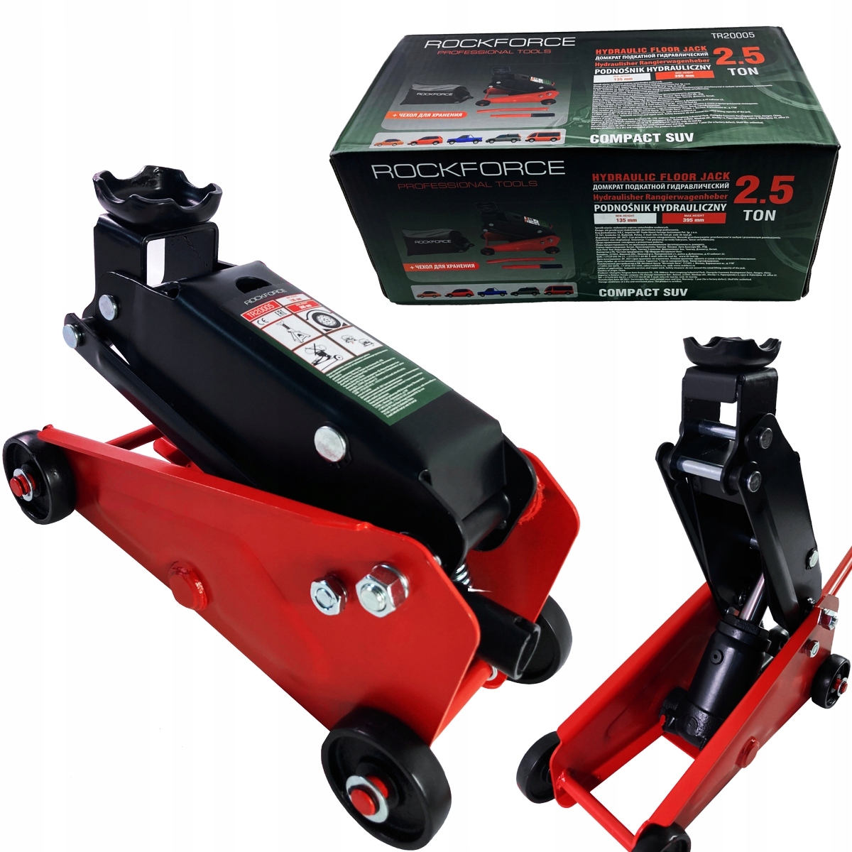 Hydraulický Zdvihák Do Auta Žaba 2,5T Hmotnosť: 10,5 kg Nosnosť: 2500 kg