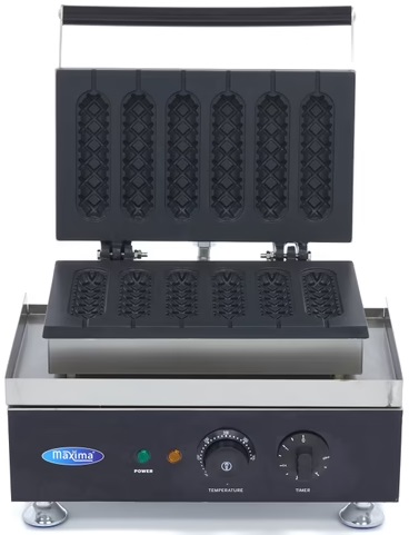 Gofrownica do Corn Dogów Roladek Hot Dog na 6 sztuk 1750W Maxima 09374242