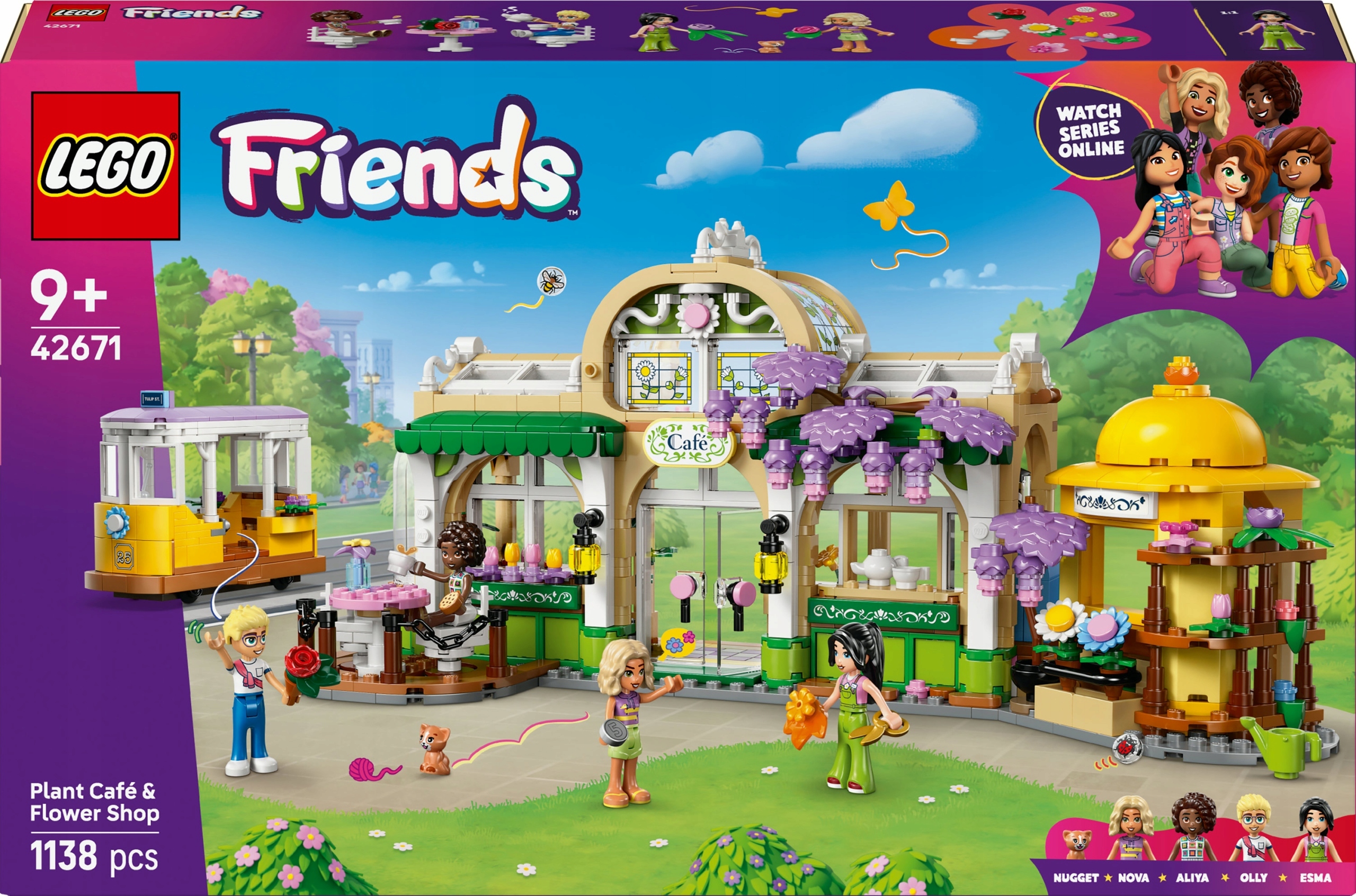 Lego Friends Zielona kawiarnia i kwiaciarnia 42671