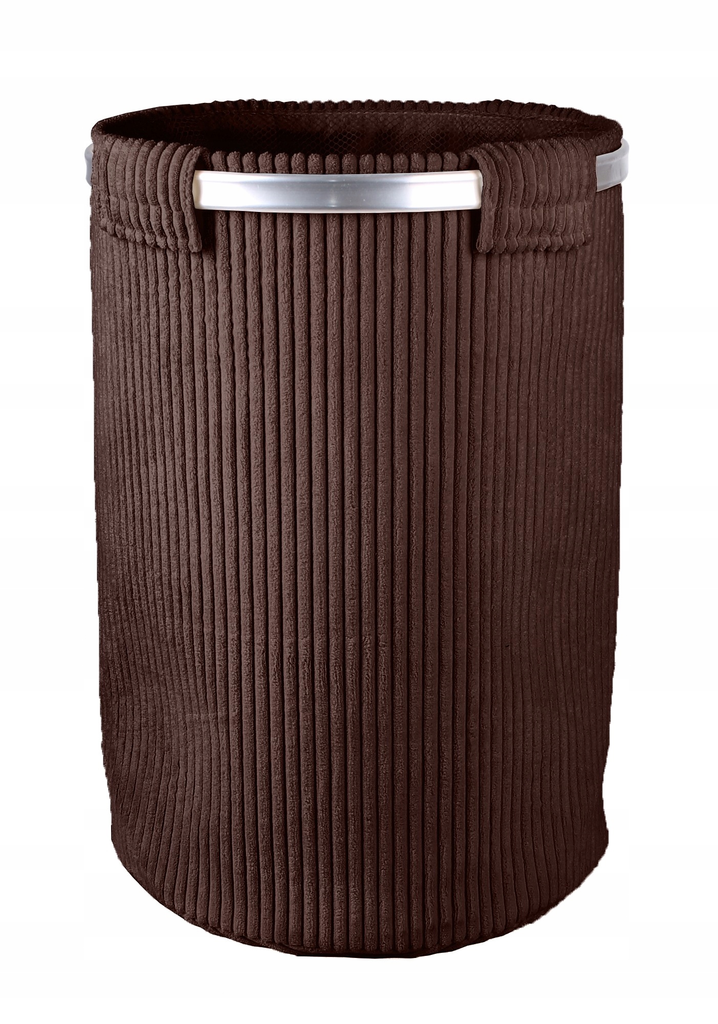 

Wysoki Brązowy Kosz Na Pranie Okrągły 38x38x54h cm